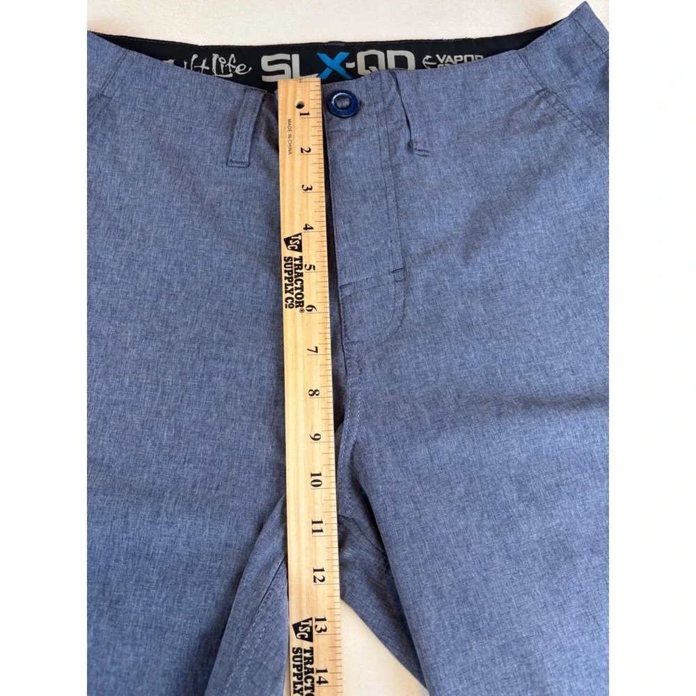 Salt Life SLX-QD Vapor Stretch Athletic Shorts‎ Mens Size 30 Blue